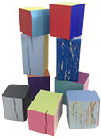 Cubes de bois, acrylique | 20 x 20 x 20 cm 2015